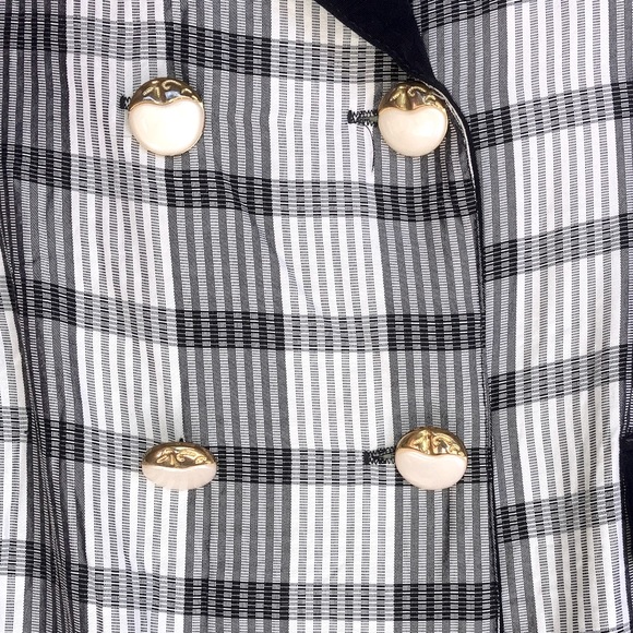 Oxford Corp 2-Piece Black & White Dress Size Small Super Cute Office Dressy Wear - Picture 8 of 13